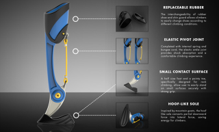 Illustration for article titled This Prosthetic Is Designed Especially For Rock Climbers